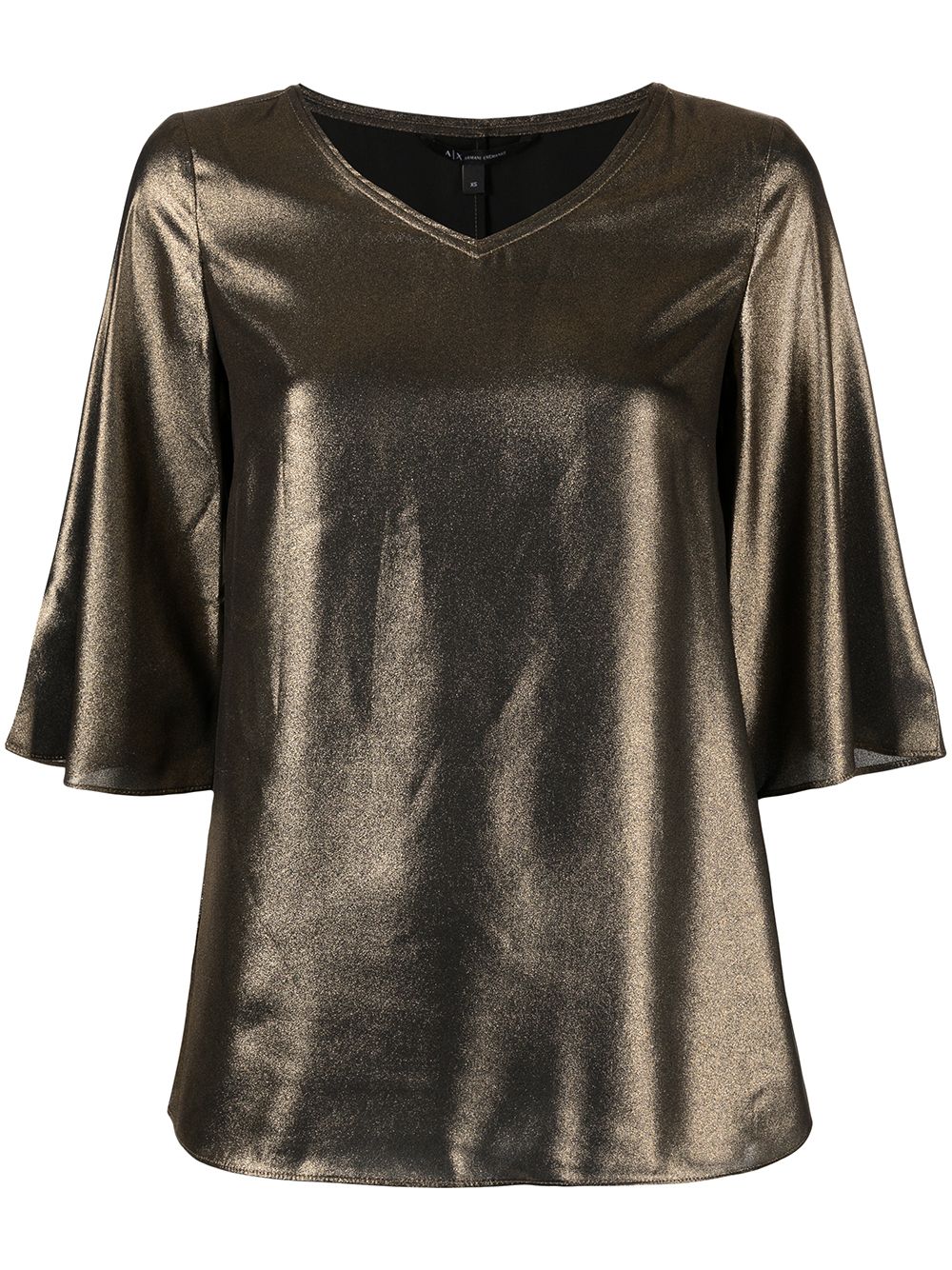Armani Exchange Relaxed Metallic T-shirt - Farfetch
