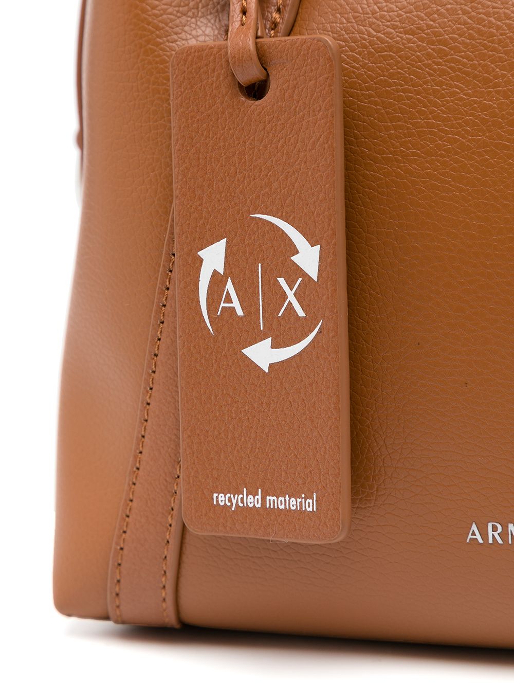 фото Armani exchange сумка-тоут с тисненым логотипом