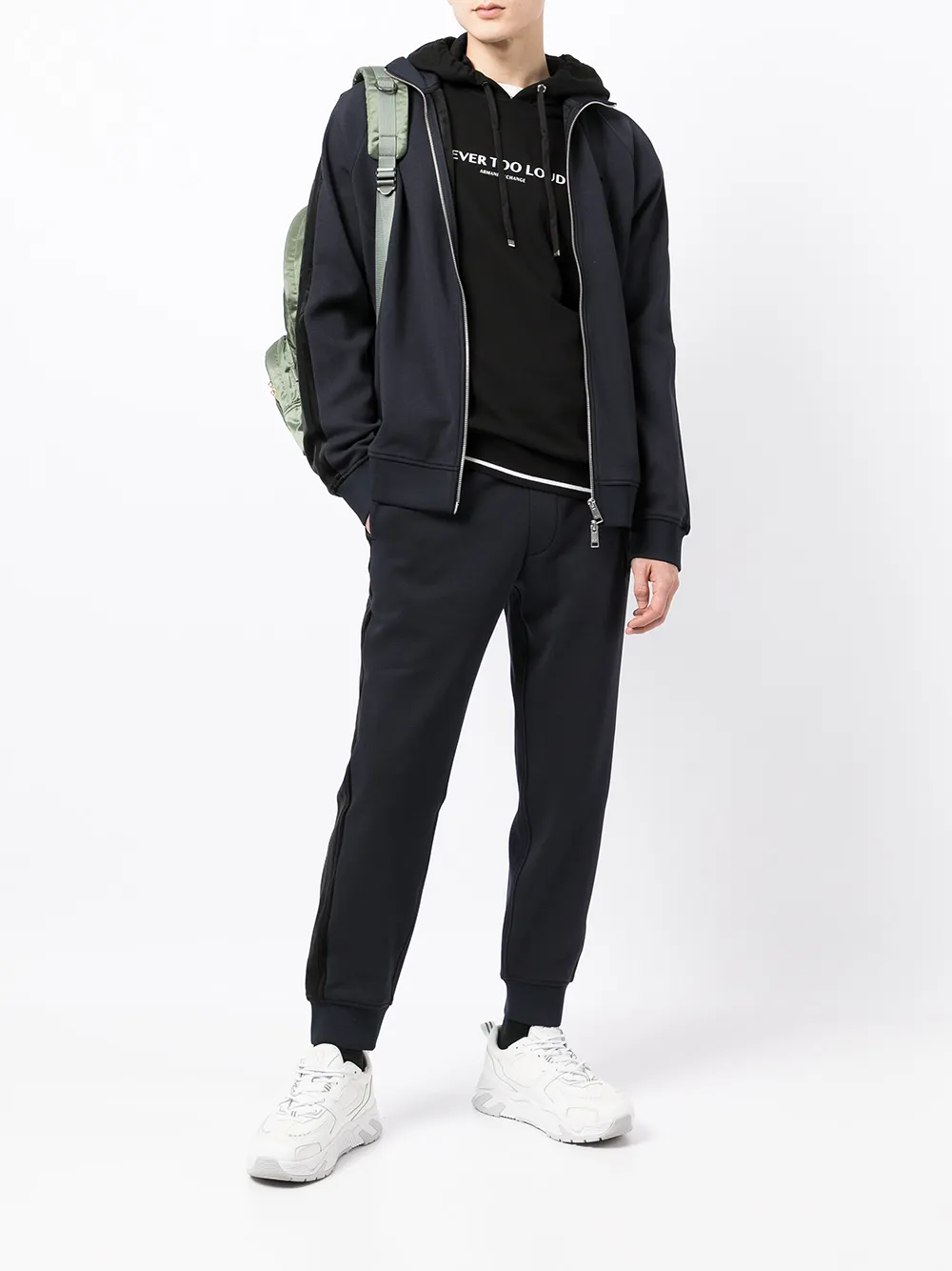 фото Armani exchange худи с надписью