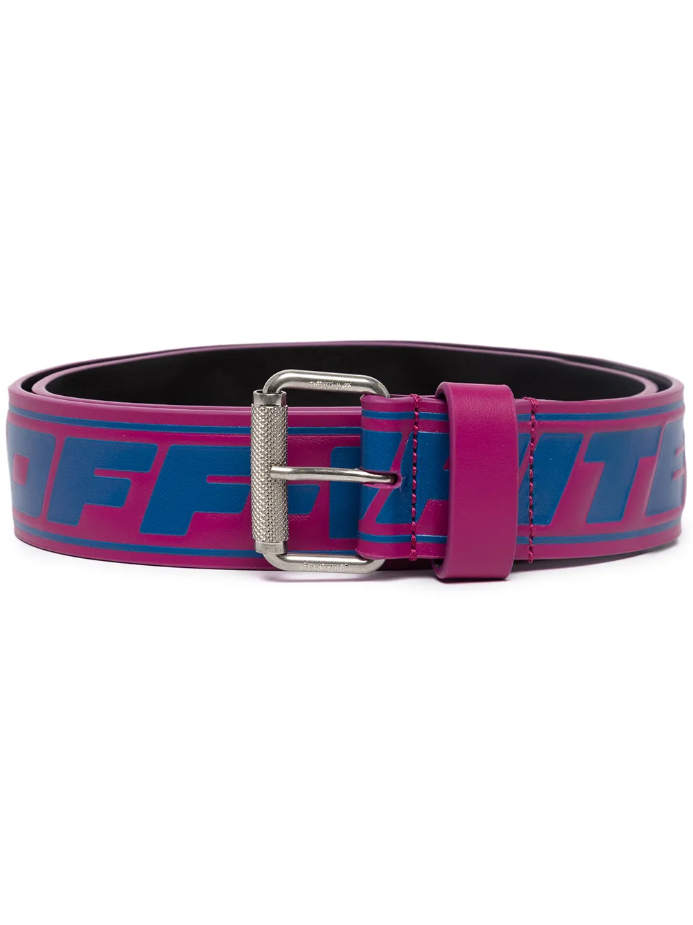 

Off-White Roller Buckle logo belt - Purple