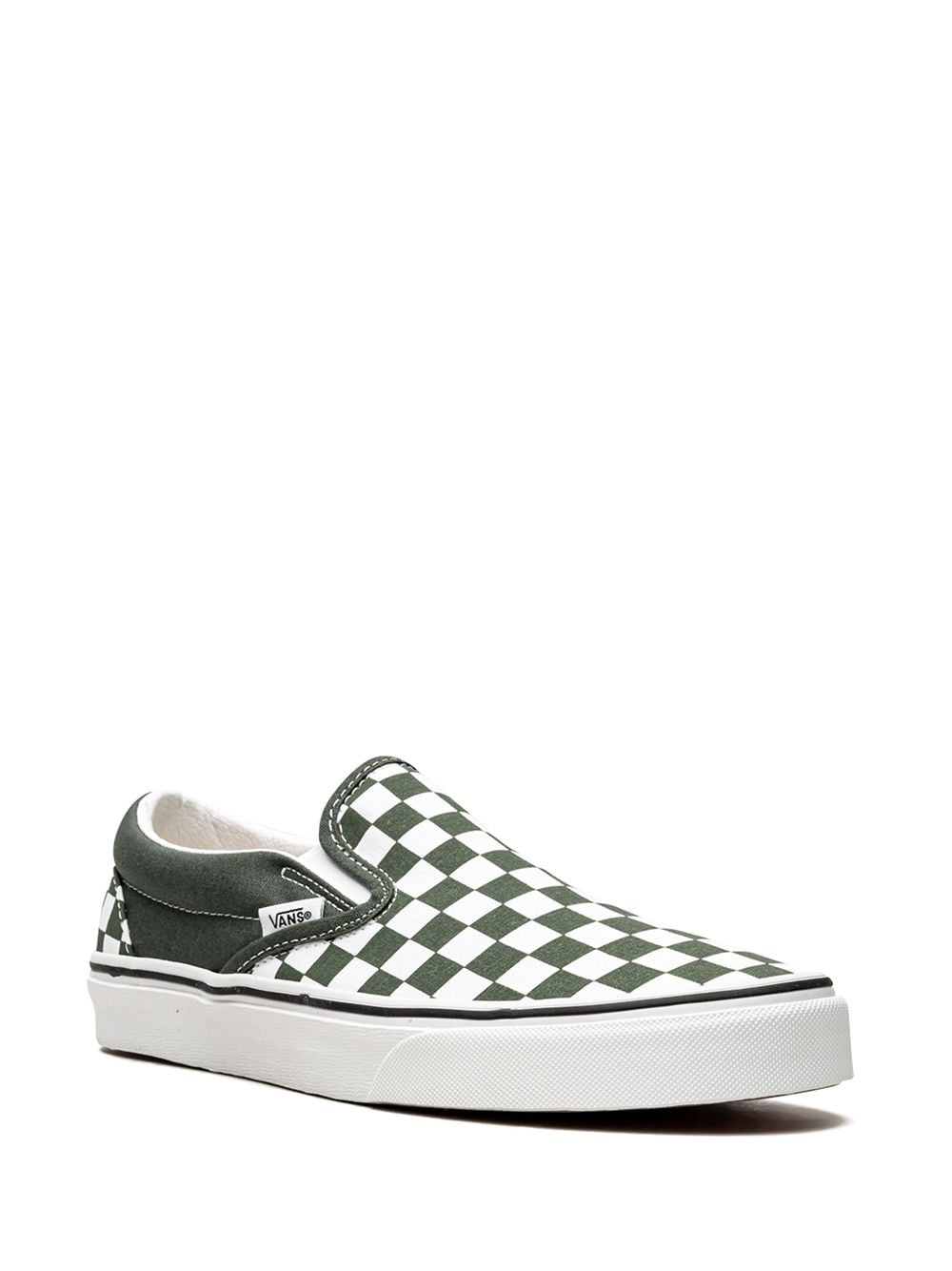Vans "Classic slip-on ""Checkerboard"" sneakers" - Groen