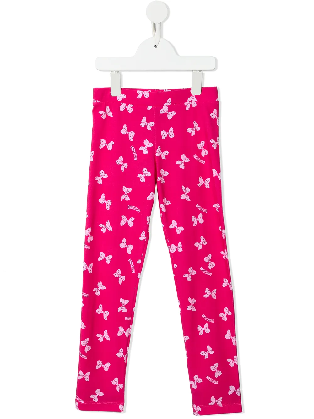 Image 1 of Moschino Kids butterfly-print elasticated-waistband leggings
