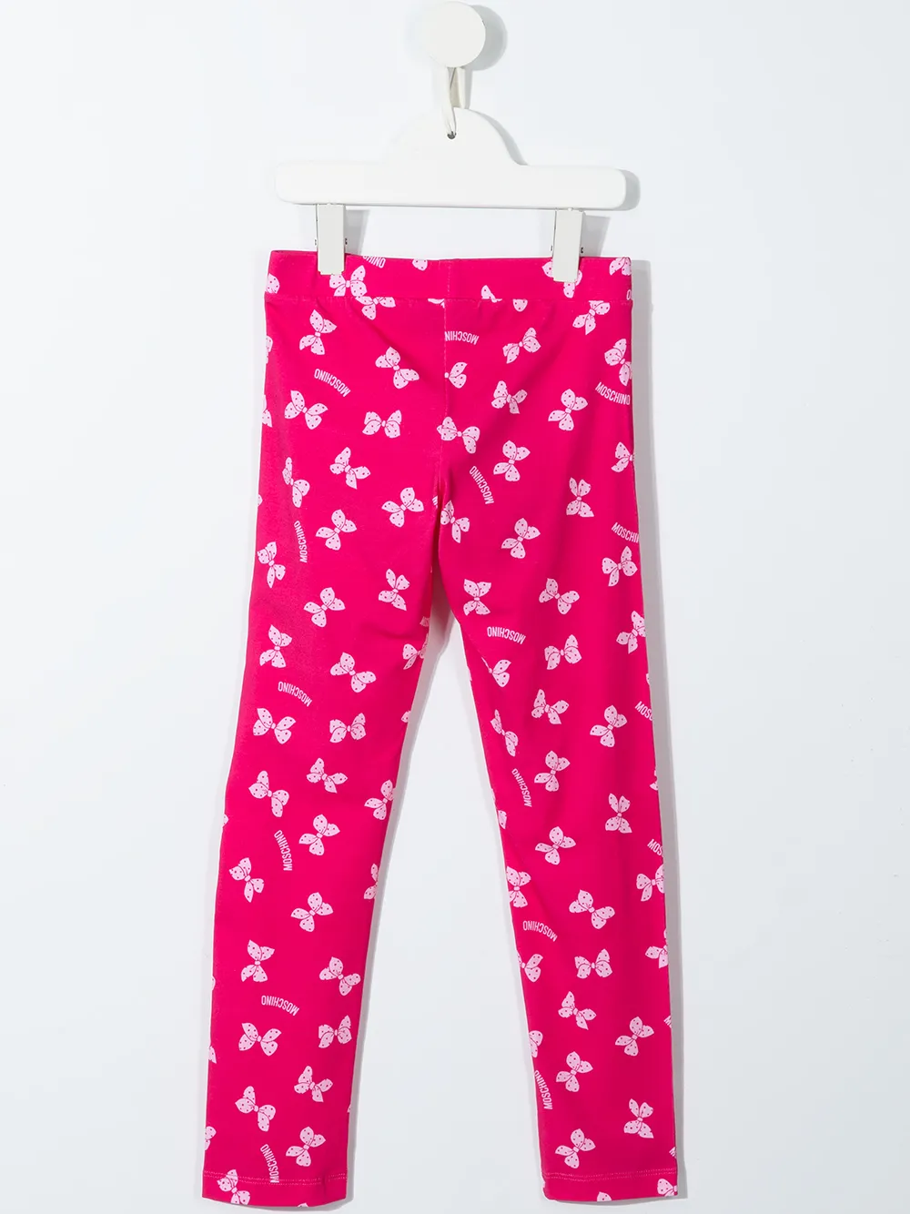 Image 2 of Moschino Kids butterfly-print elasticated-waistband leggings
