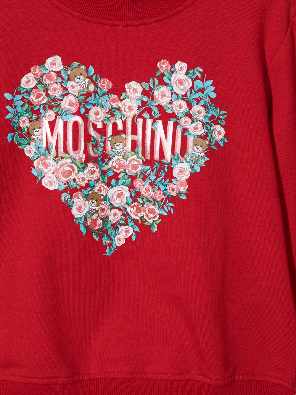 фото Moschino kids толстовка plush с логотипом