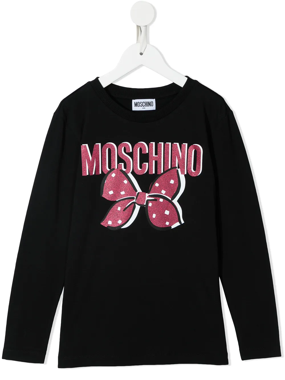 фото Moschino kids футболка с логотипом