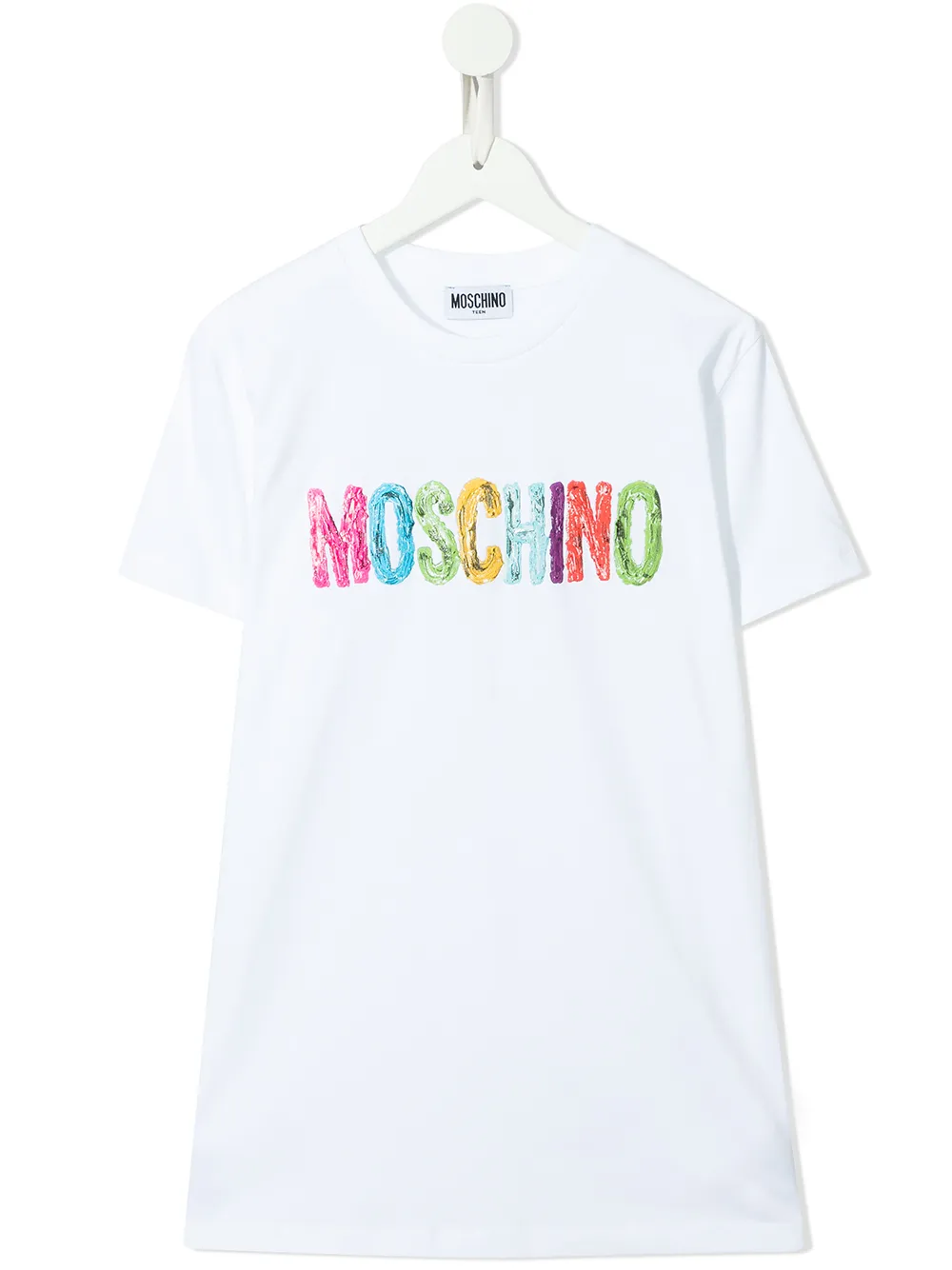 фото Moschino kids футболка с логотипом