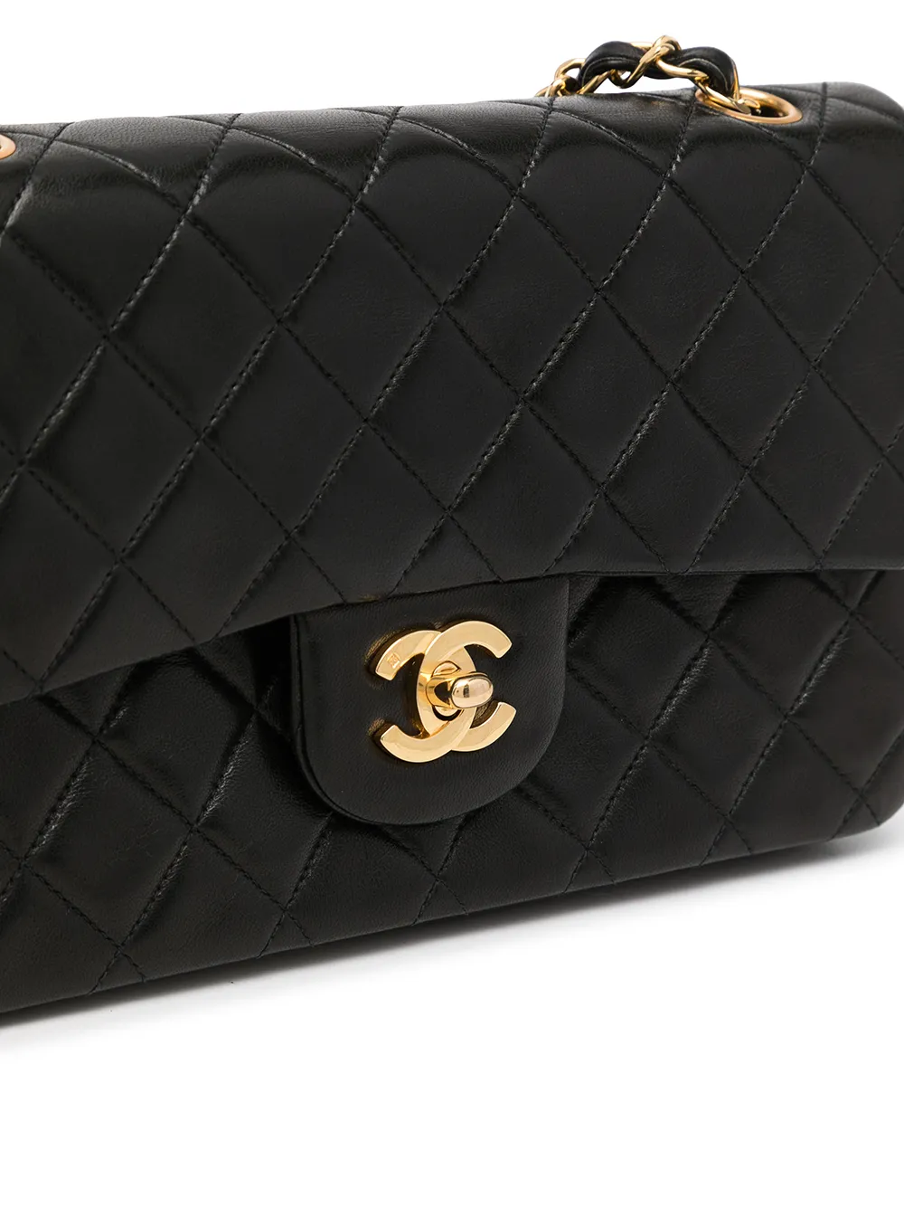 фото Chanel pre-owned сумка на плечо double flap 1990-х годов