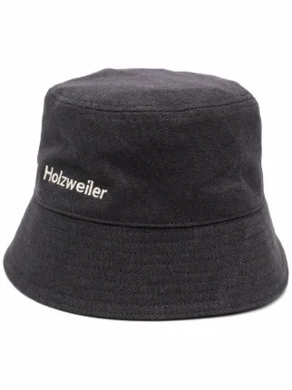 Holzweiler logo-embroidered Bucket Hat 