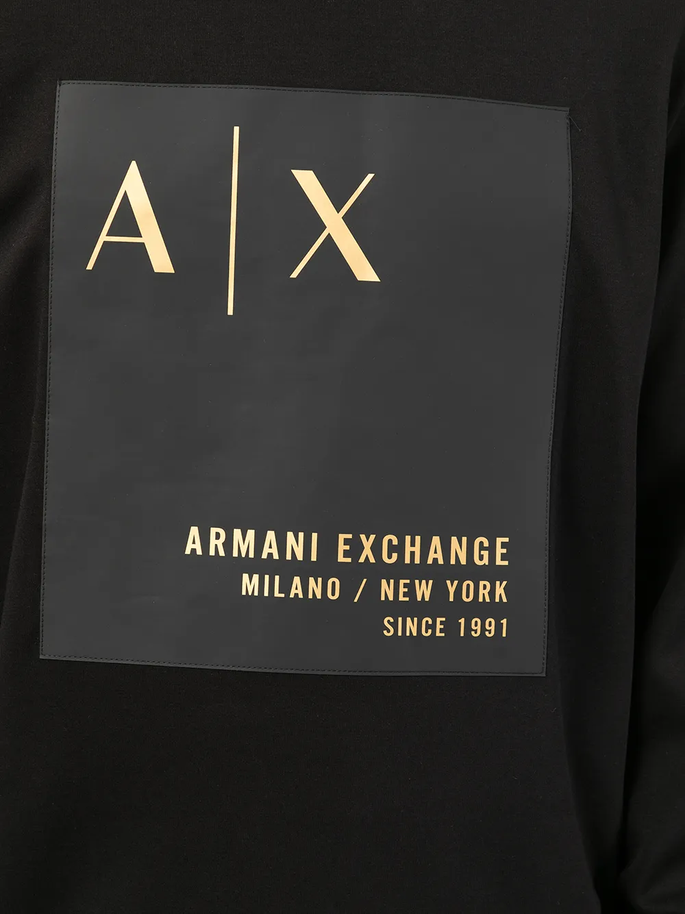 толстовка с круглым вырезом и логотипом ARMANI EXCHANGE 170365198883