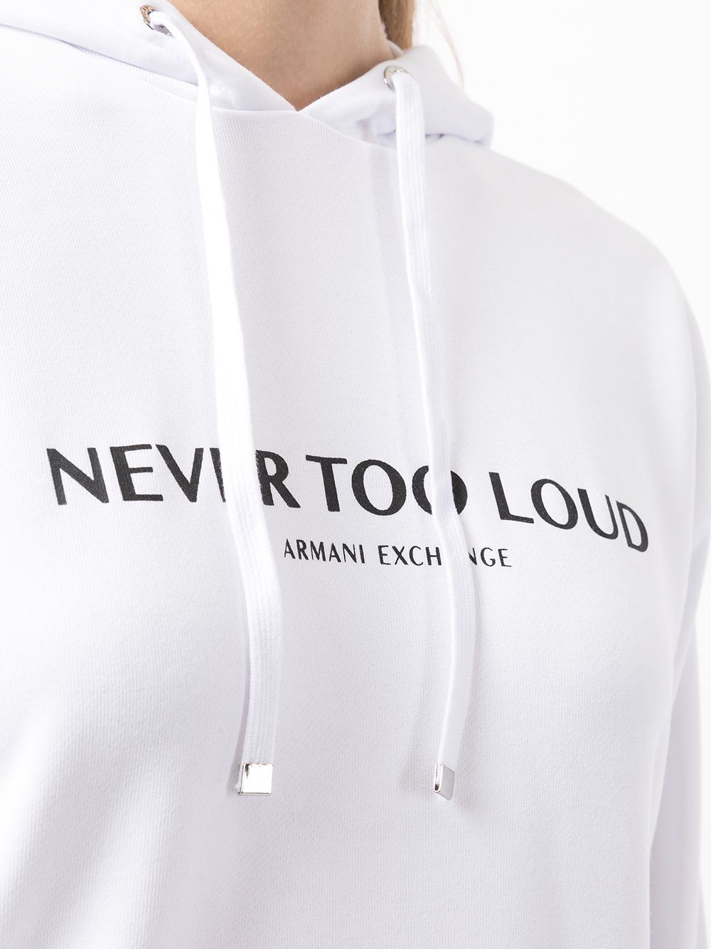 фото Armani exchange худи never too loud