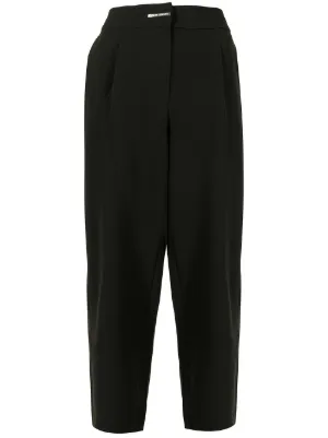 Saldi - Pantaloni a vita alta da donna di Armani Exchange - FARFETCH