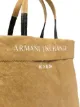 Armani Exchange logo top-handle tote