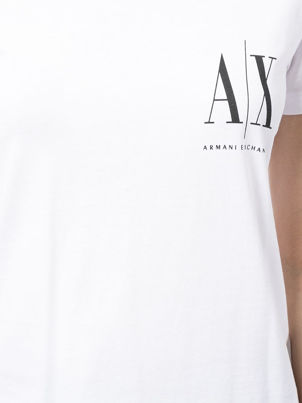 Armani Exchange logo print T-shirt Women