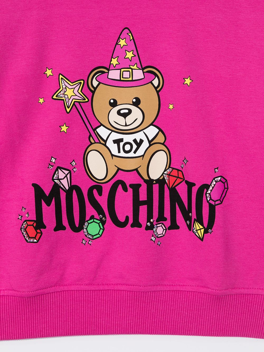 фото Moschino kids толстовка teddy bear с логотипом