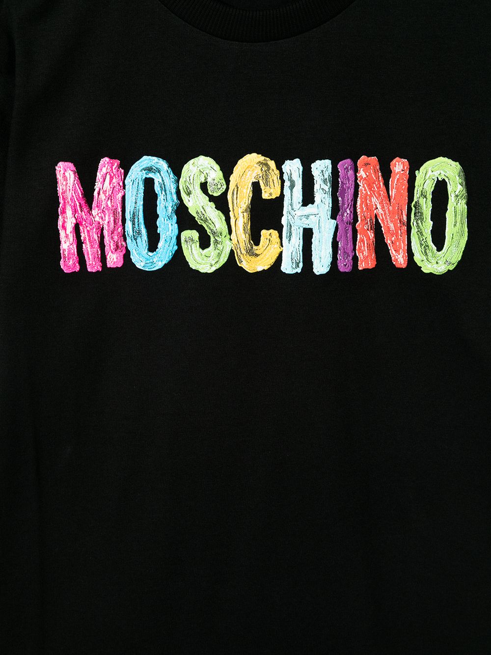 фото Moschino kids футболка с логотипом