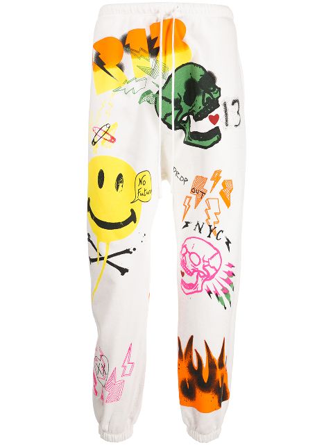 graffiti track pants