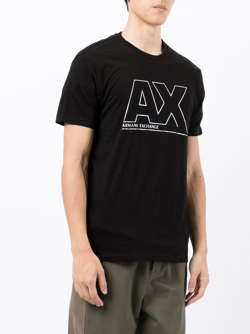 фото Armani exchange футболка с логотипом