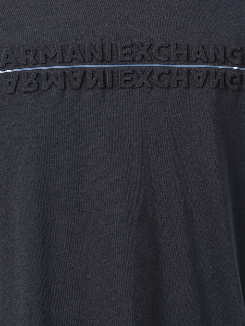 фото Armani exchange футболка с тисненым логотипом