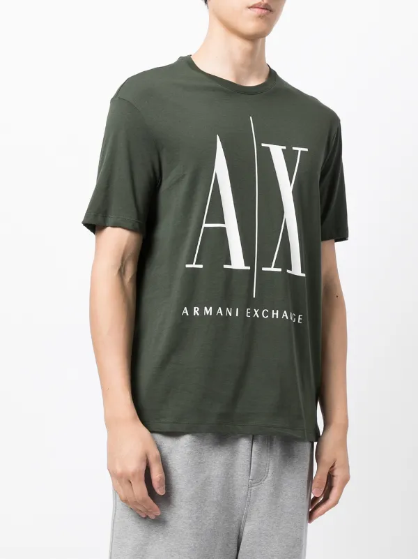 armani exchange logo shirt