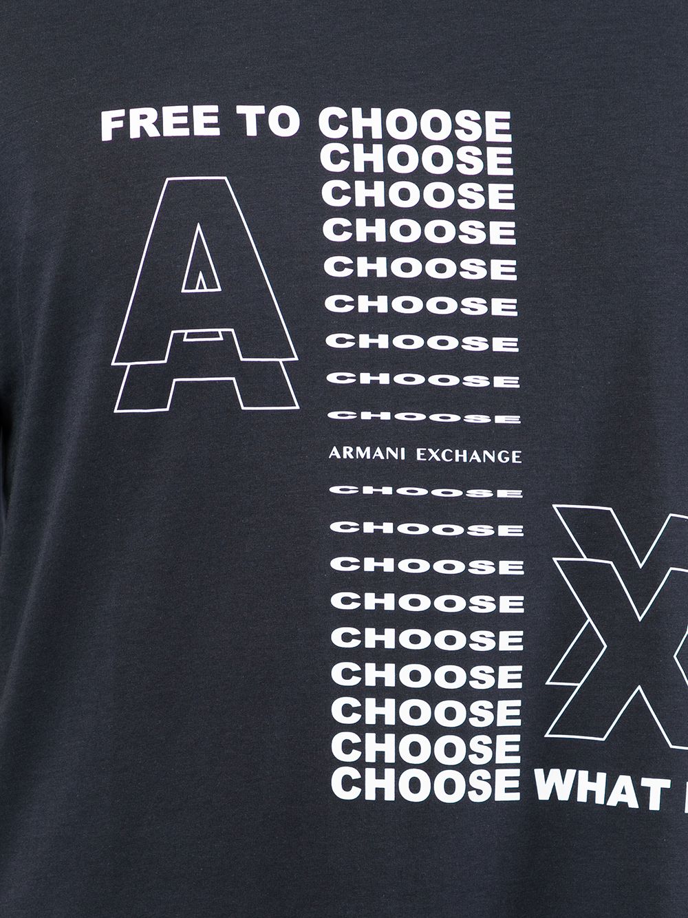 фото Armani exchange футболка с логотипом