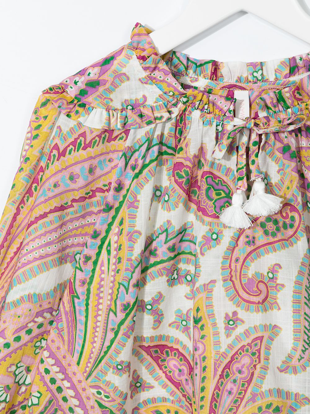 фото Zimmermann kids teddy paisley-print blouse