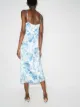 Reformation Slip dress midi Sofia com estampa floral