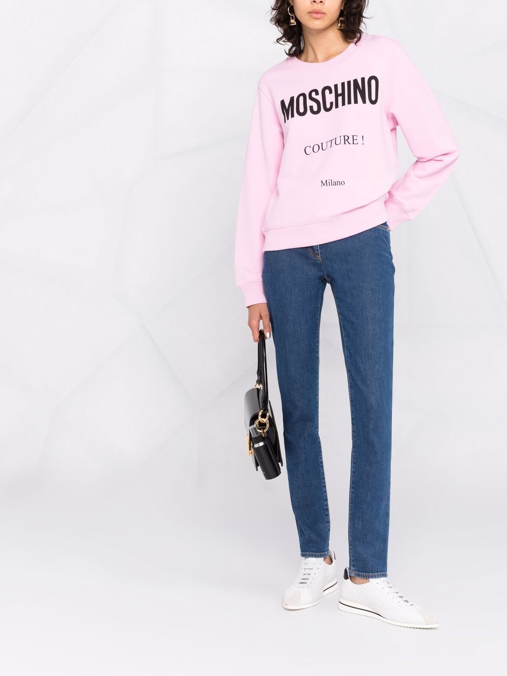 фото Moschino джинсы скинни средней посадки