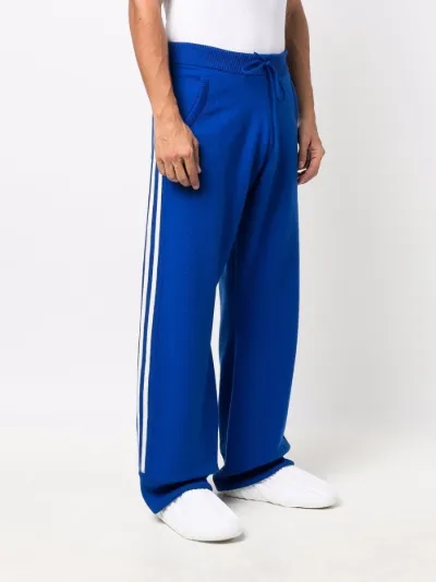 blue stripe track pants