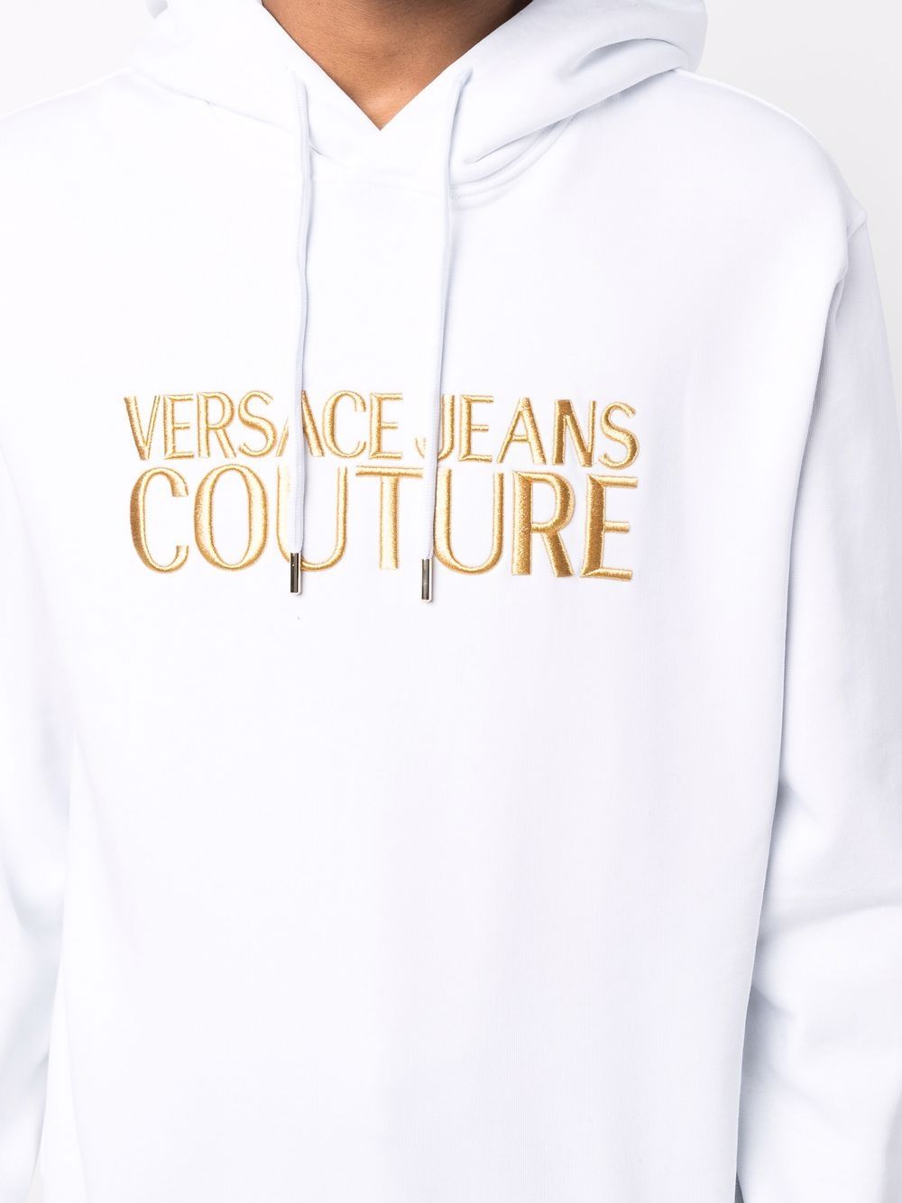 фото Versace jeans couture худи с вышитым логотипом