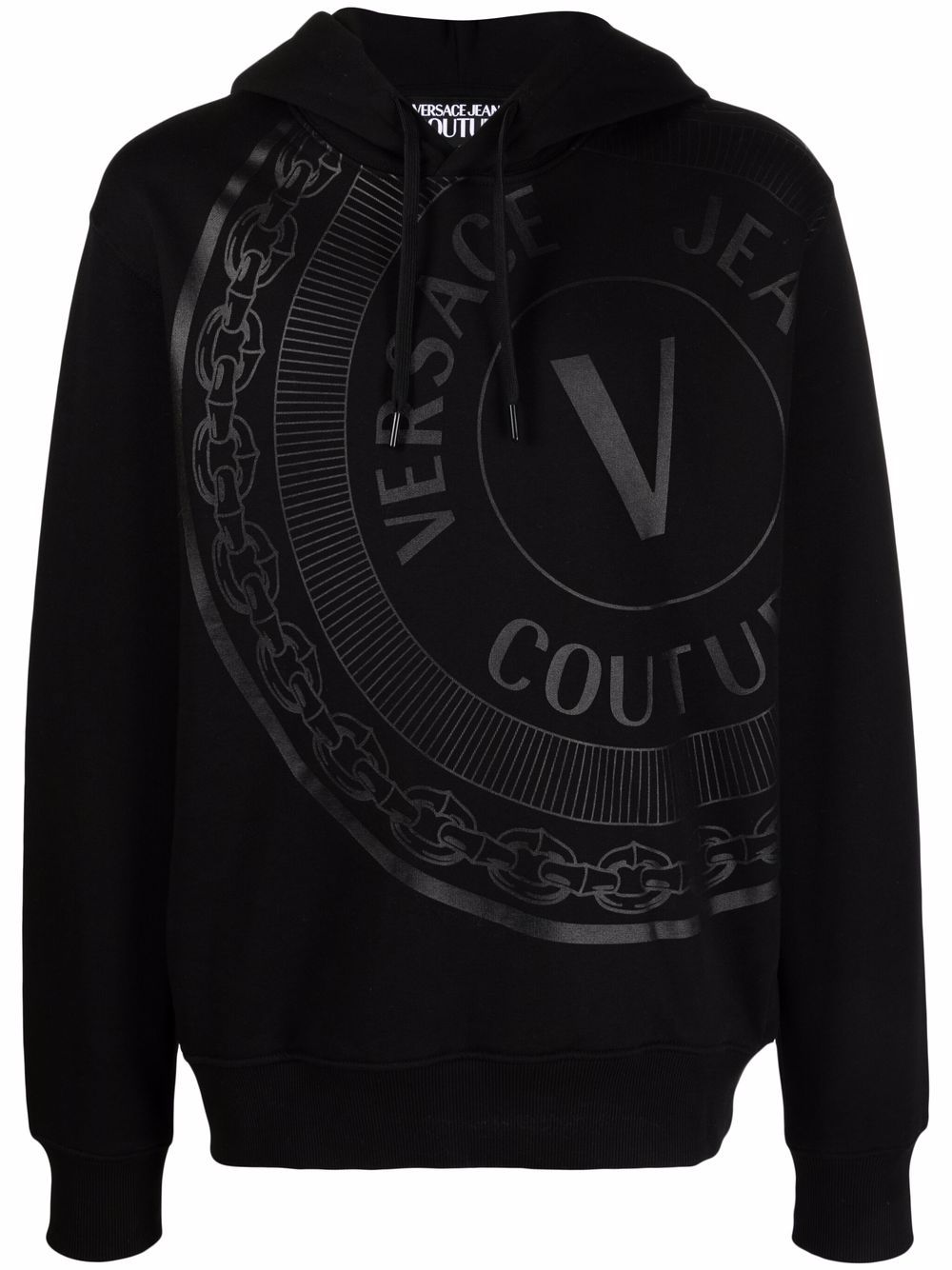 фото Versace jeans couture худи с логотипом v-emblem