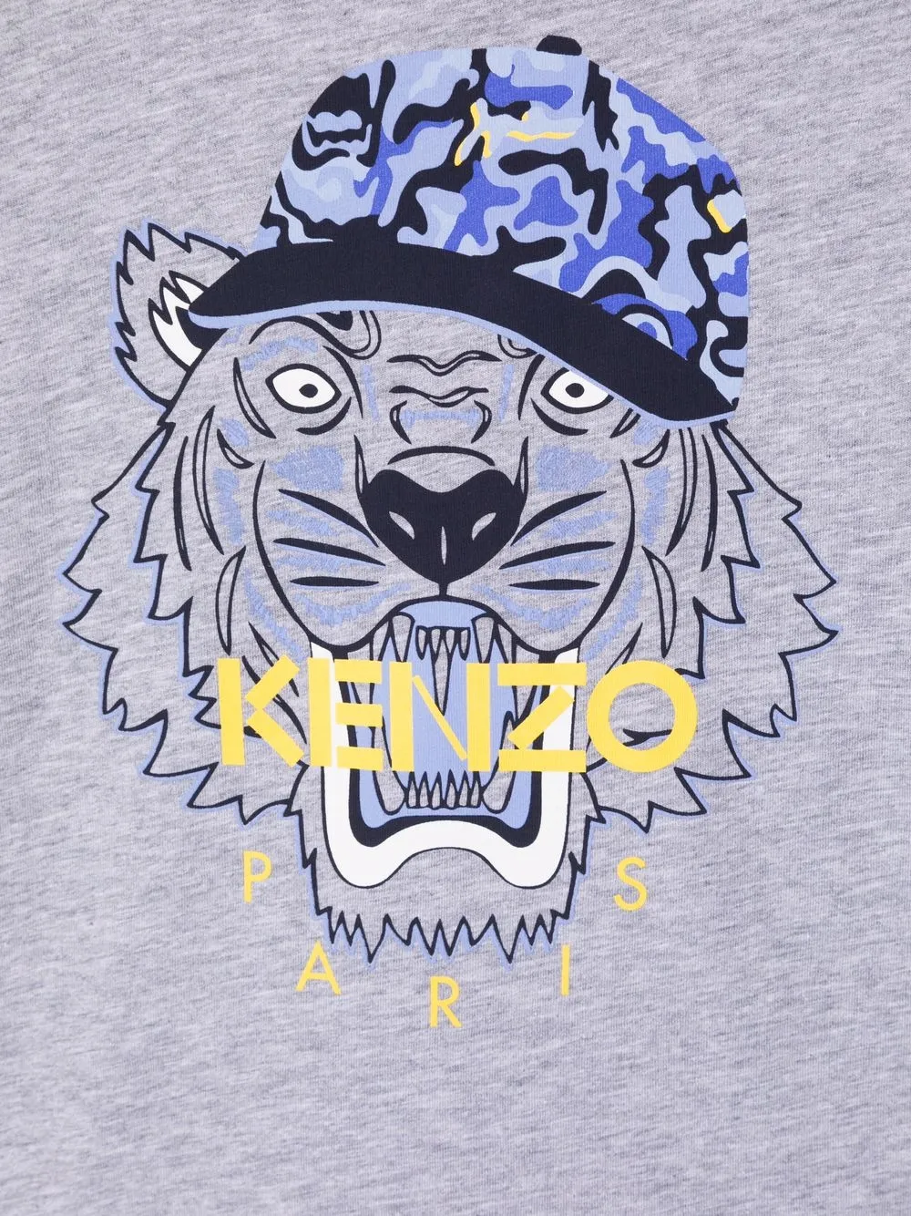 фото Kenzo kids толстовка с принтом tiger