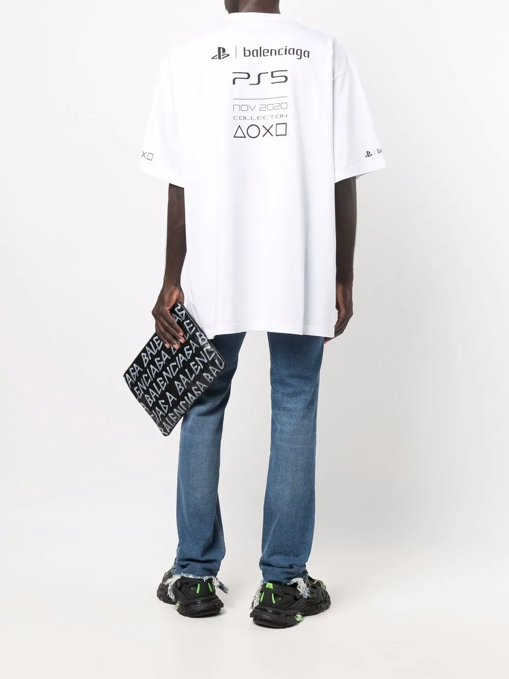 Balenciaga T-shirt met print - Wit