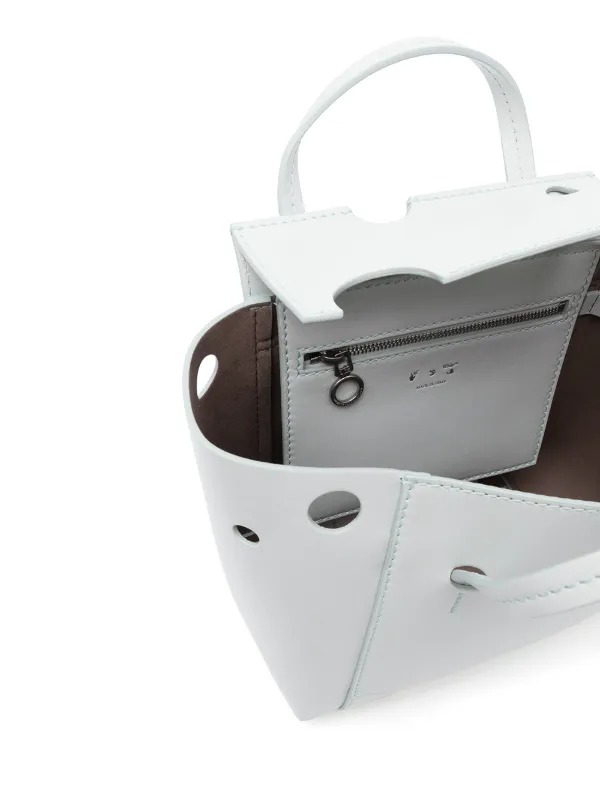 新品 18.6万円 Off-White BURROW TOTE トートバッグ Off-White Burrow-32 Tote Bag | Blue | FARFETCH