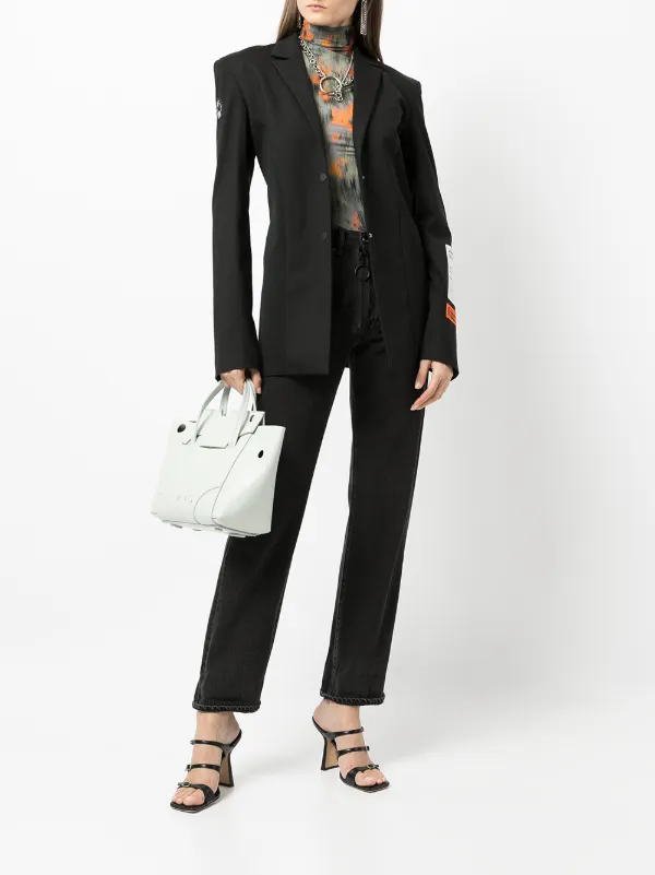 Off-White Burrow-32 Tote Bag | Blue | FARFETCH