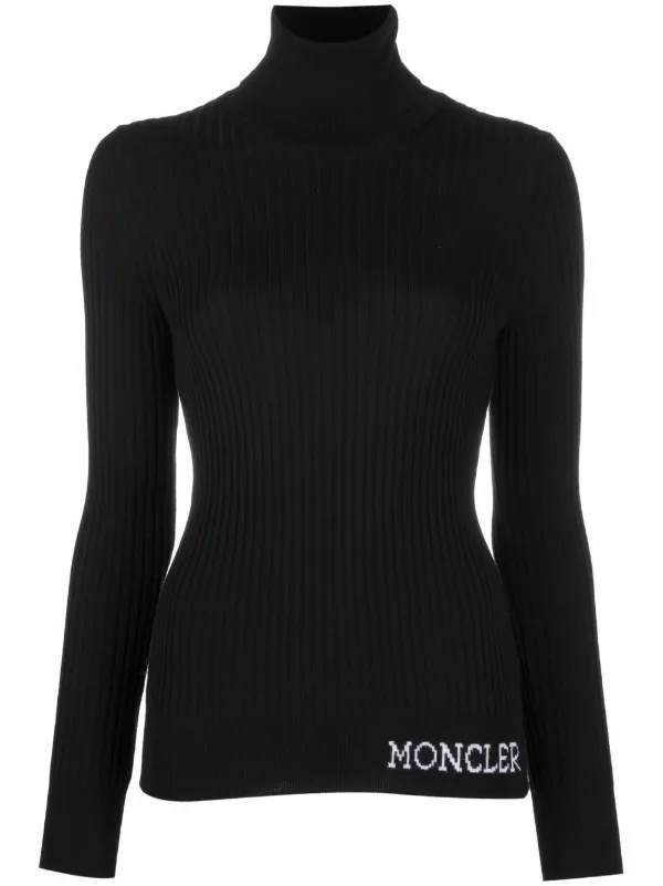 Moncler roll-neck Ribbed Jumper - Farfetch