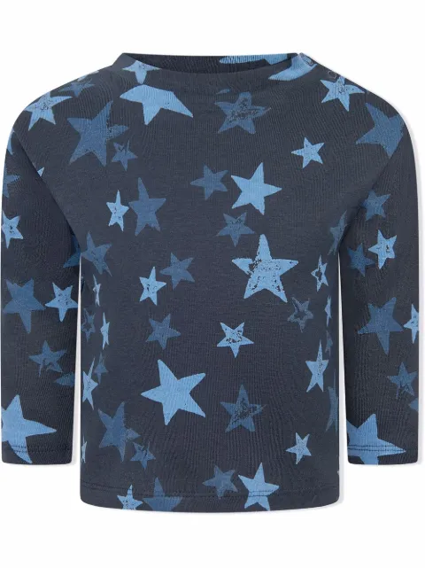 Molo organic cotton star-print top