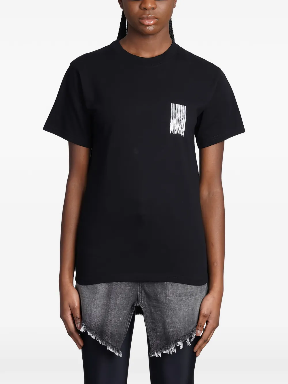 Balenciaga T-Shirt mit Print - Schwarz