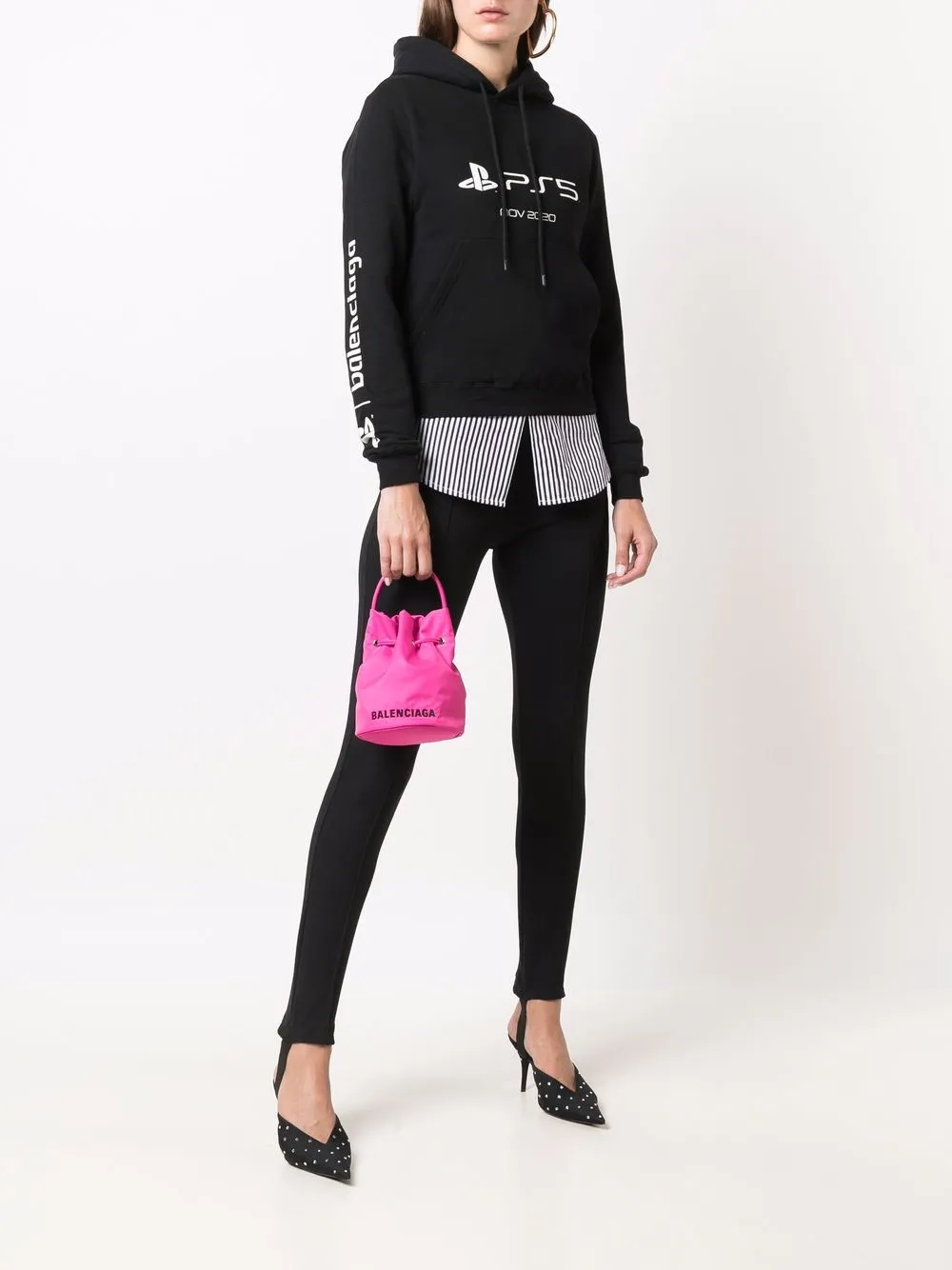 Balenciaga Hoodie - Zwart
