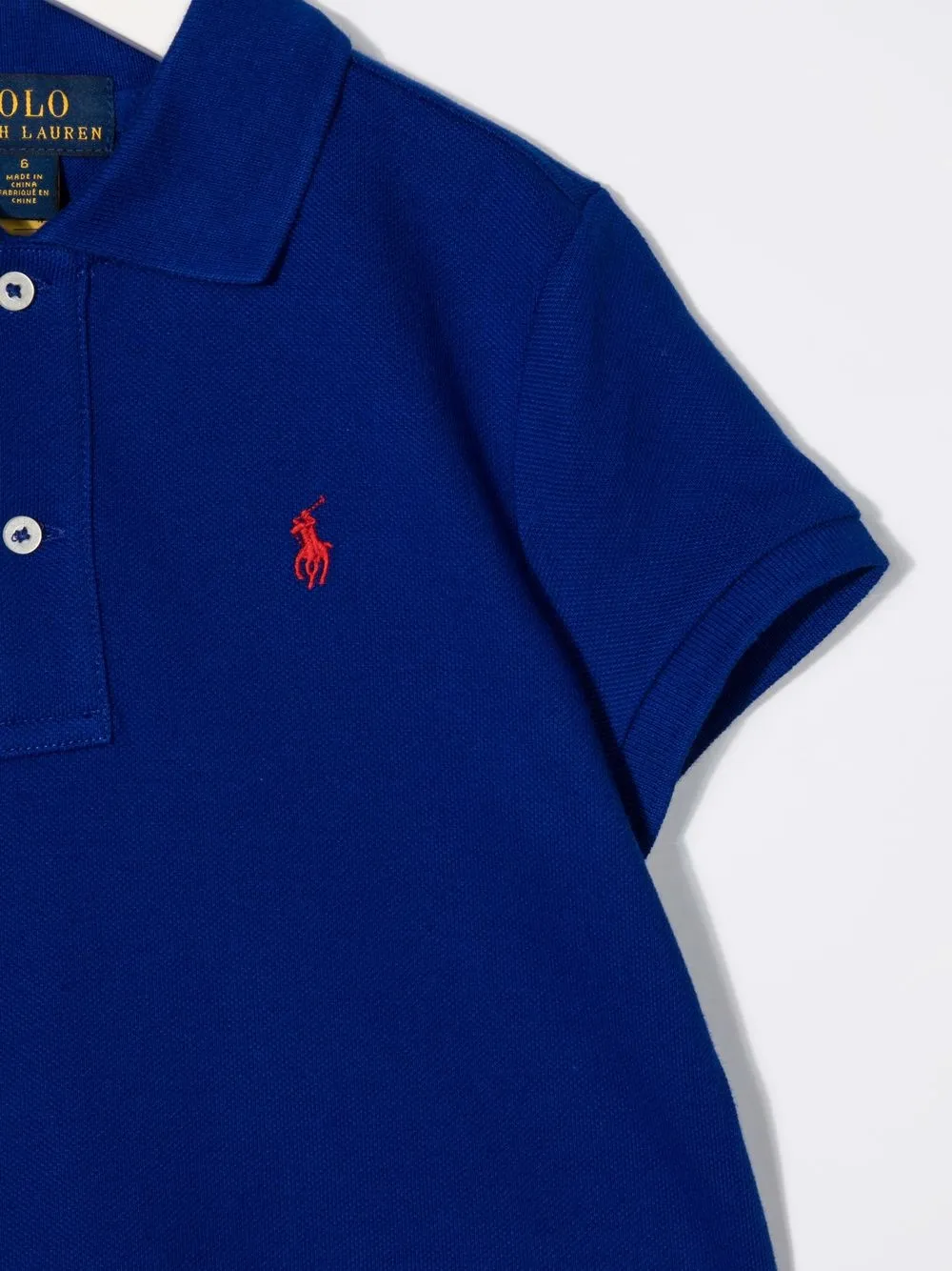 фото Ralph lauren kids рубашка поло с вышитым логотипом