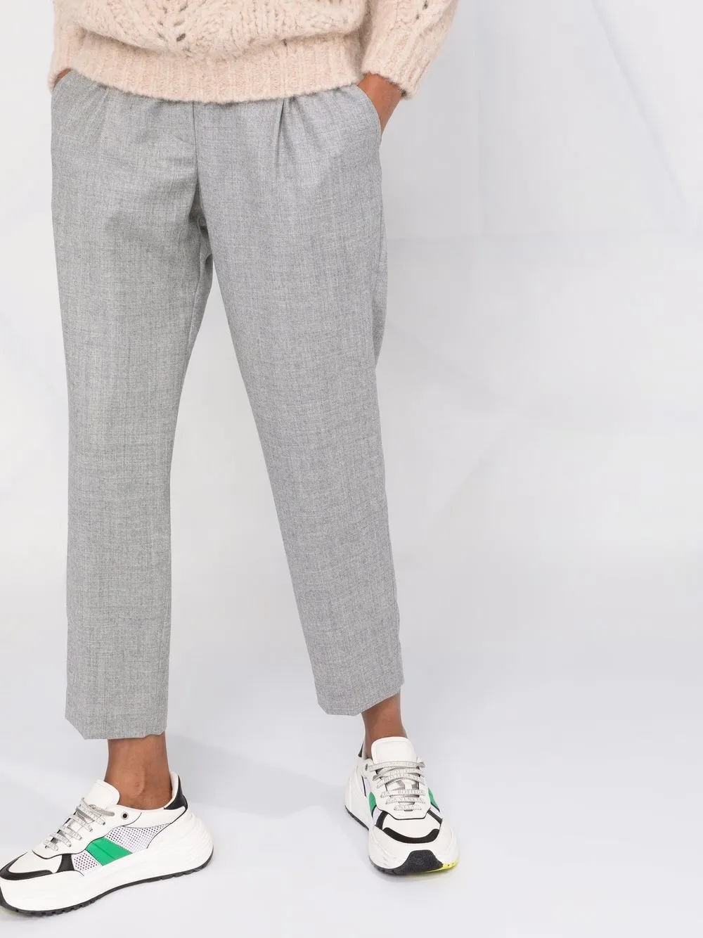 фото Brunello cucinelli укороченные зауженные брюки