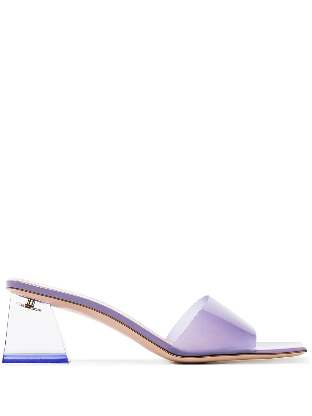

Gianvito Rossi 55mm PVC sandals - Purple