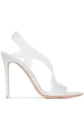 Gianvito Rossi Metropolis 105mm sandals - Silver