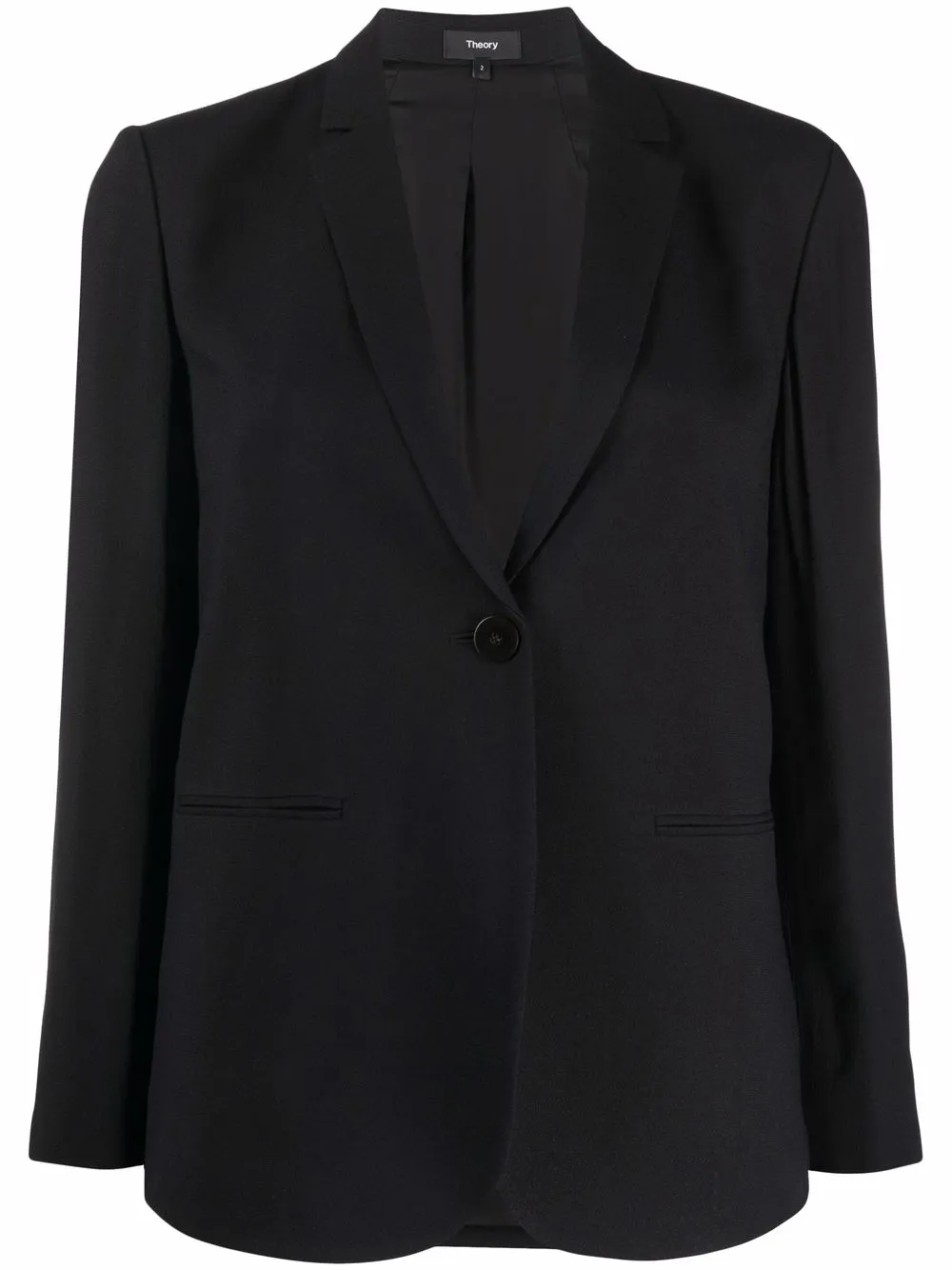 

Theory blazer de vestir con botones - Negro