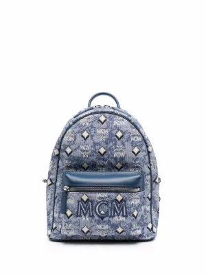 mcm backpack white