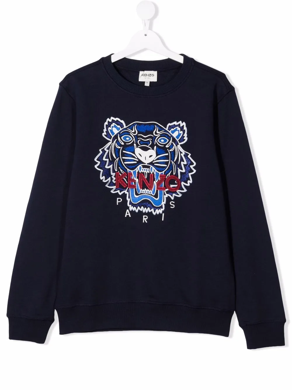 фото Kenzo kids толстовка с вышивкой tiger