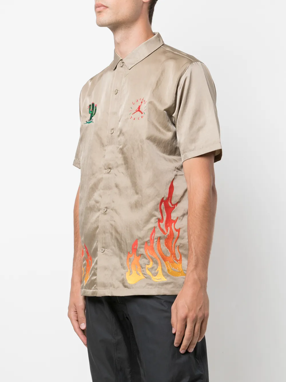 X Travis Scott Cactus Jack button down shirt Nike 1703942276