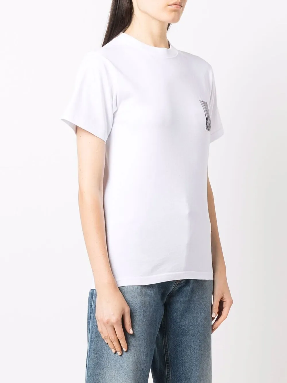 Balenciaga T-shirt met print Wit