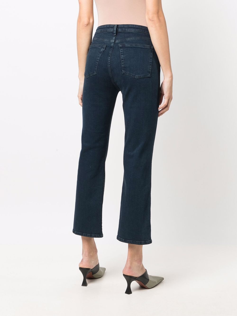 Shop 3x1 High-rise Kickflare Jeans In Blue
