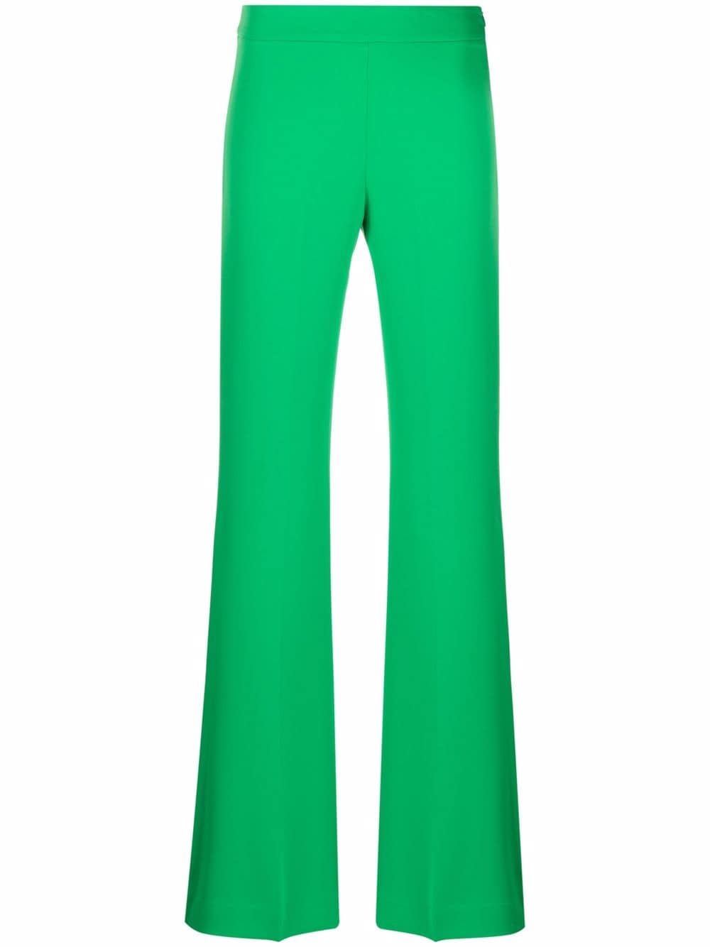 

P.A.R.O.S.H. pantalones acampanados con tiro alto - Verde