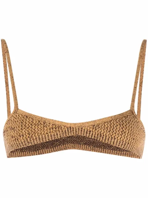 isa boulder 斑点针织文胸